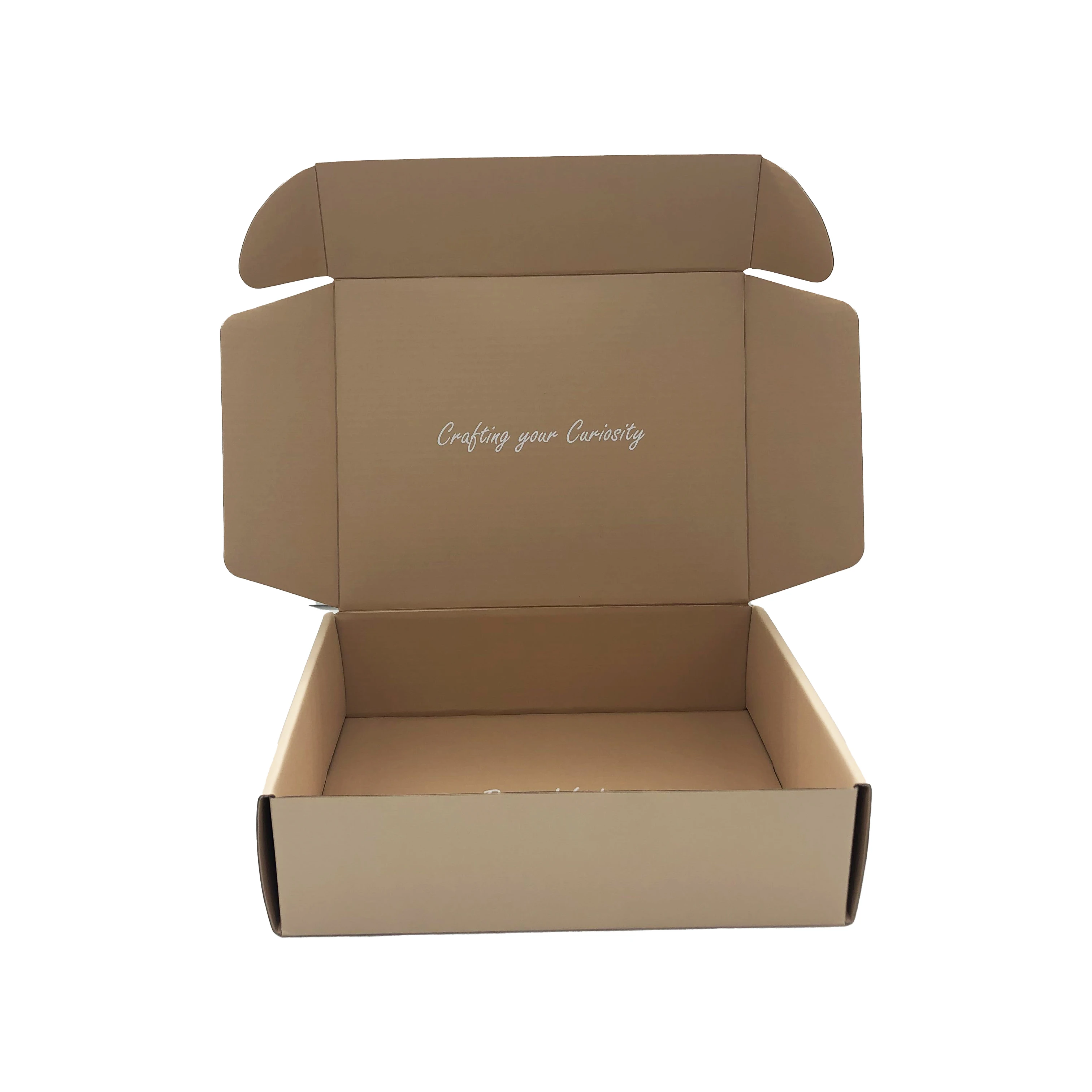 Paper Manufacturer Recyclable Brown Kraft Paperboard Boxes for Packaging Consumer Electronics