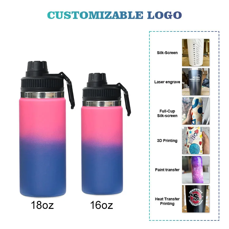 Wholesale 12oz 16oz 18oz 20oz 25oz 32oz double wall stainless steel thermal flask Smart Music Wireless Speaker Water Bottle