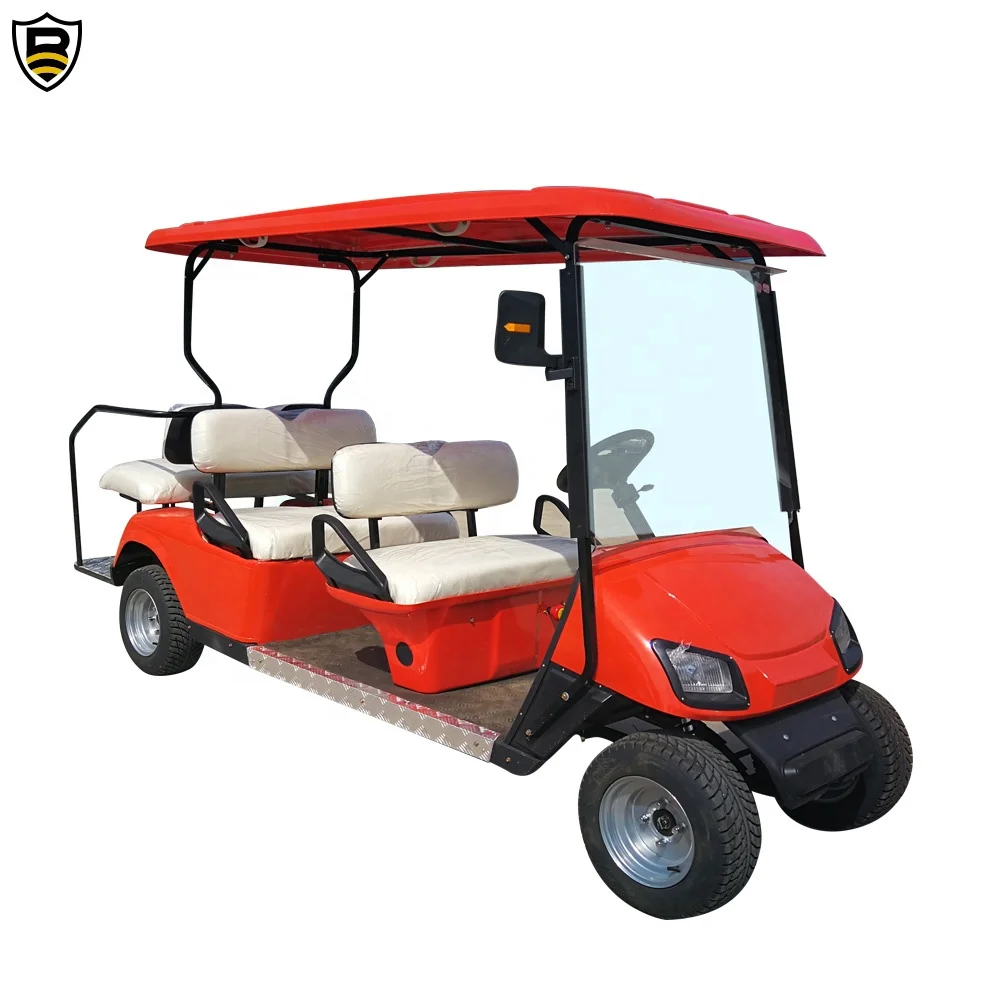 Airport Navitas Solar Powered 25km/h 2 Sets Electric Golf Cart Fast