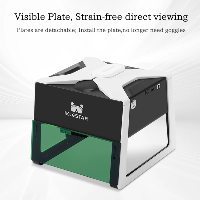 DIY Mini 3W Laser Engraver Portable Desktop Laser Engraving Machine Laser Cutter Tool for Wood Paper Logo Design for Beginners