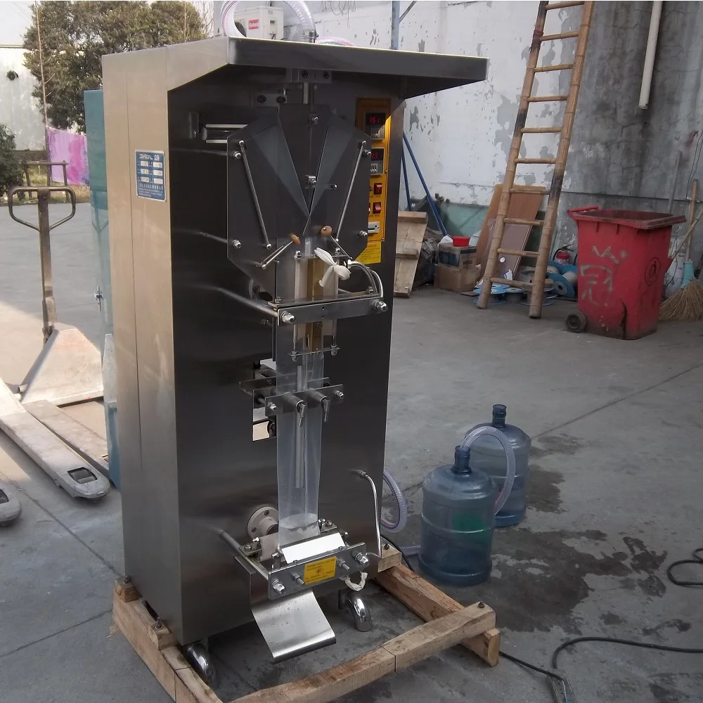 Full Automatic Paste Vertical Form Satchet Water Bag Filling And Sealing Packaging Machine With Feeding Pump