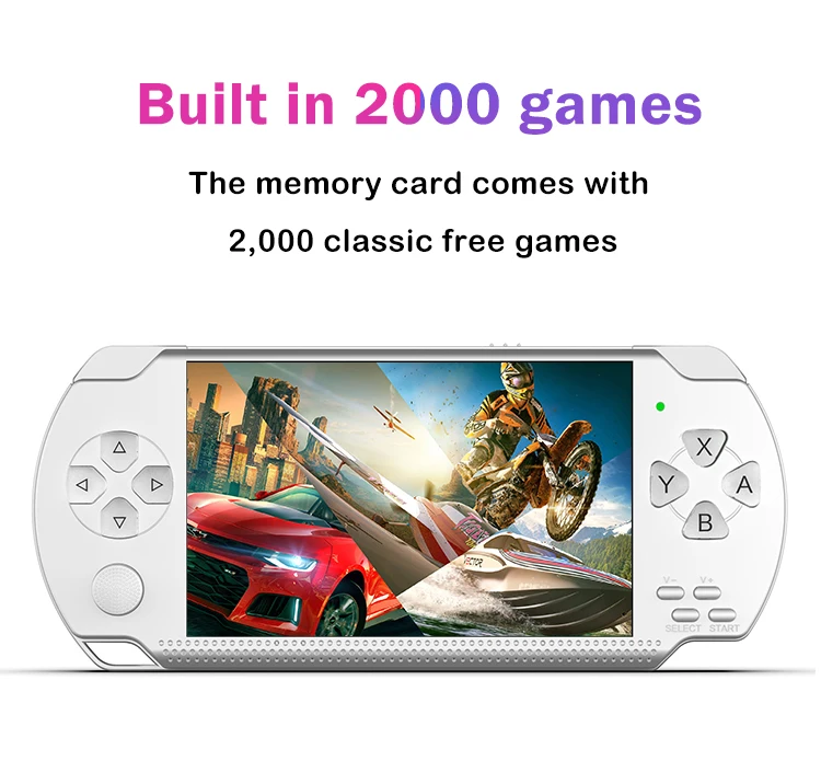
32Bit 2000 consola Portable Classic gameboy advance sp Handheld Video Game Console Player For CPS/NEOGEO/FC/SFC/MD/GBA 