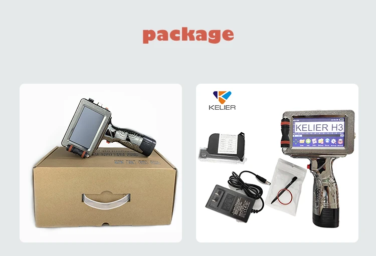 Industrial ink jet printing equipment carton date printer date coding machines KELIER
