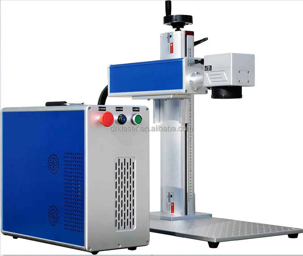 Derek 20w 30w 50w 60w 70w 80w 100w fiber laser marking machine with Raycus JPT IPG laser source