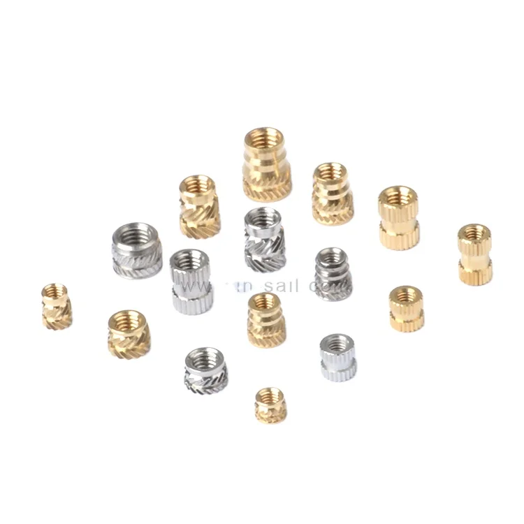 Thread Conditioner Hidden Fastening Screws Brass Fasteners Threaded Inserts For Plastic