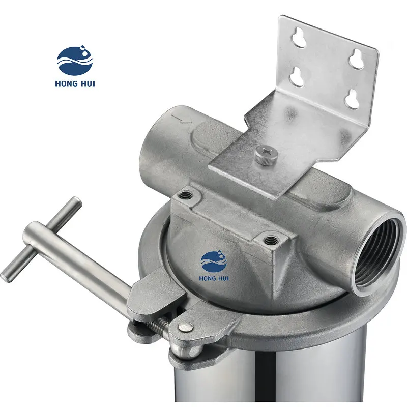 HONG HUI ILF-10B Big Blue 10 Inch Household Stainless Steel Water Purification Water Filter Housing