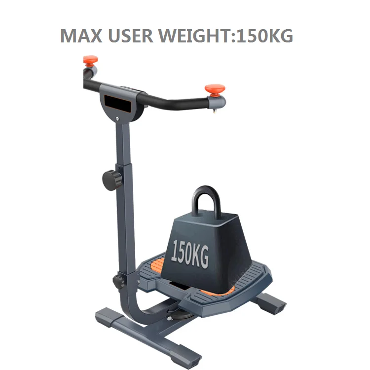 Multifunctional Waist Twisting & Stepper Cardio Folding Machine ABS Trainer with Rotary Disc for Sports & Entertainment