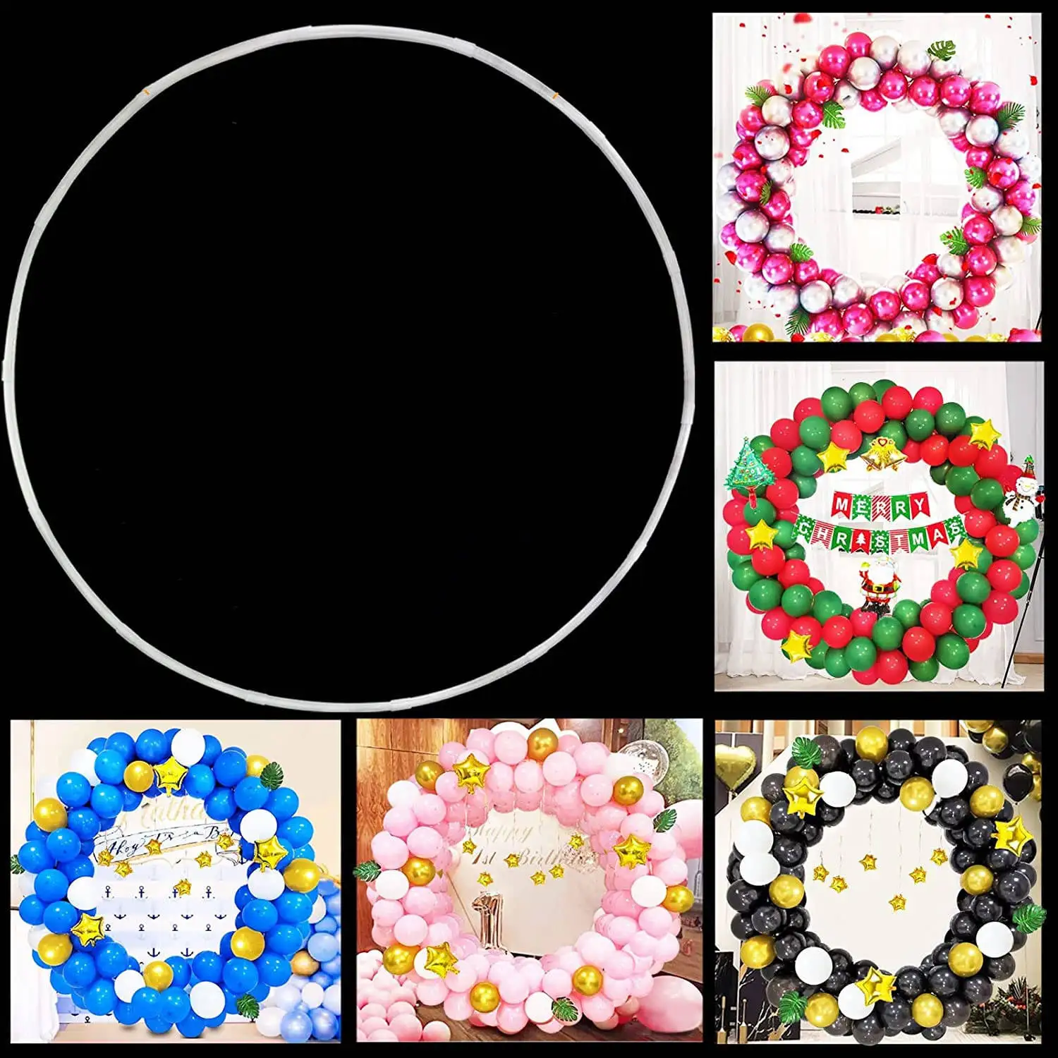 Circular Shaped Balloon Column Stand Support Floating For Party Birthday Wedding And School Decorations