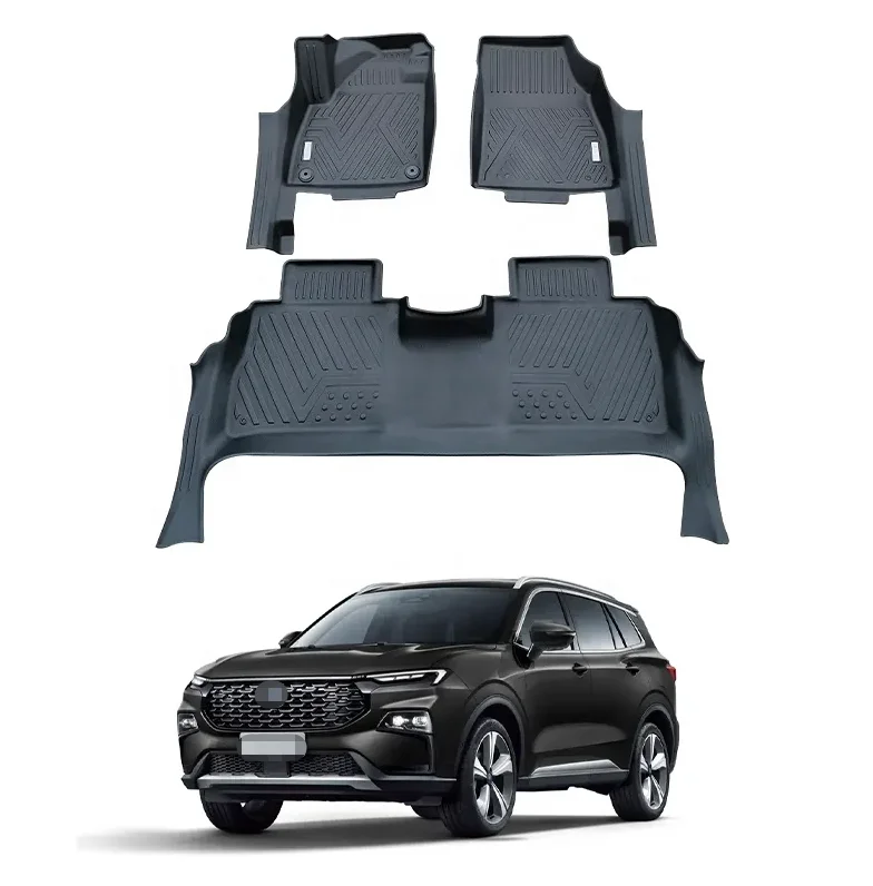 Car Accessories 3D TPE Automobile Floor Mat Cargo Liner Trunk Mats For Ford Territory 2022 car floor mats