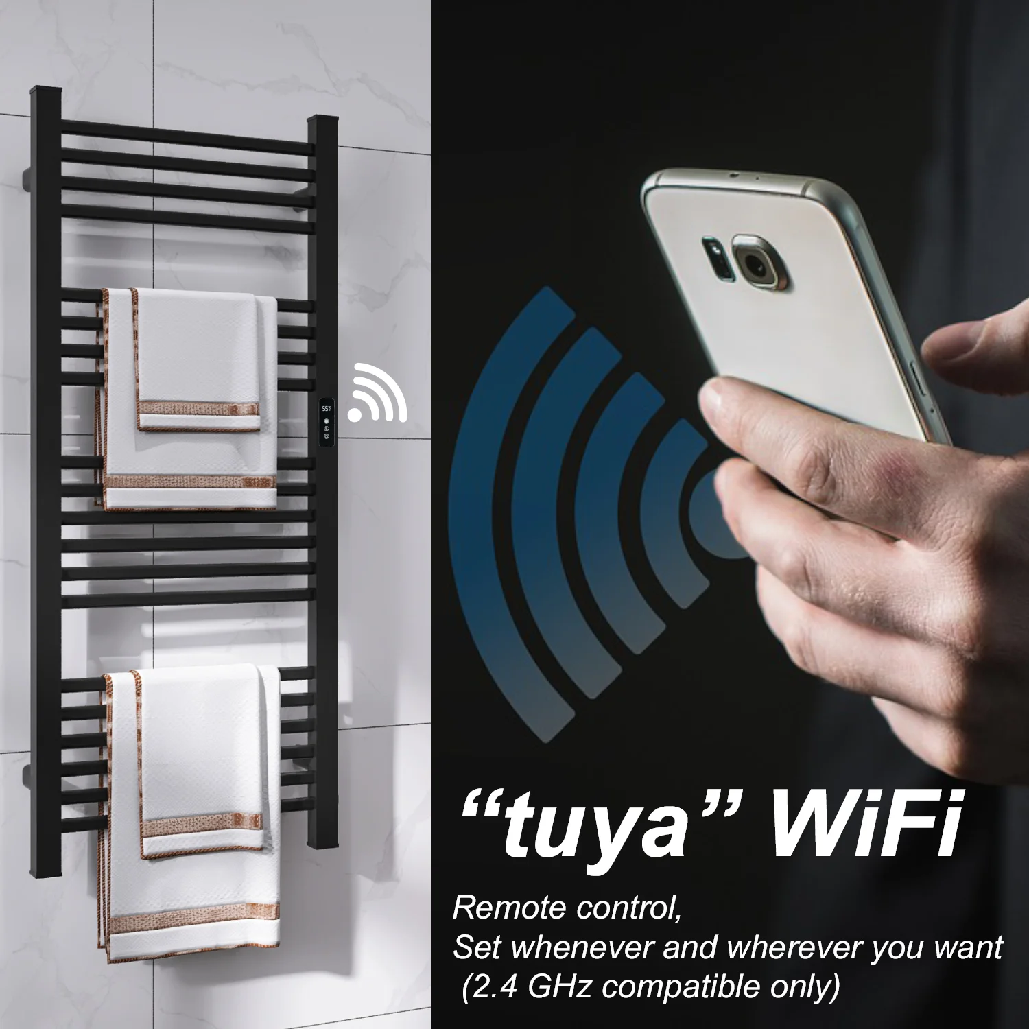 Умный терморегулятор EVIA Wifi 200 Вт экологически чистый алюминиевый подогреватель полотенец