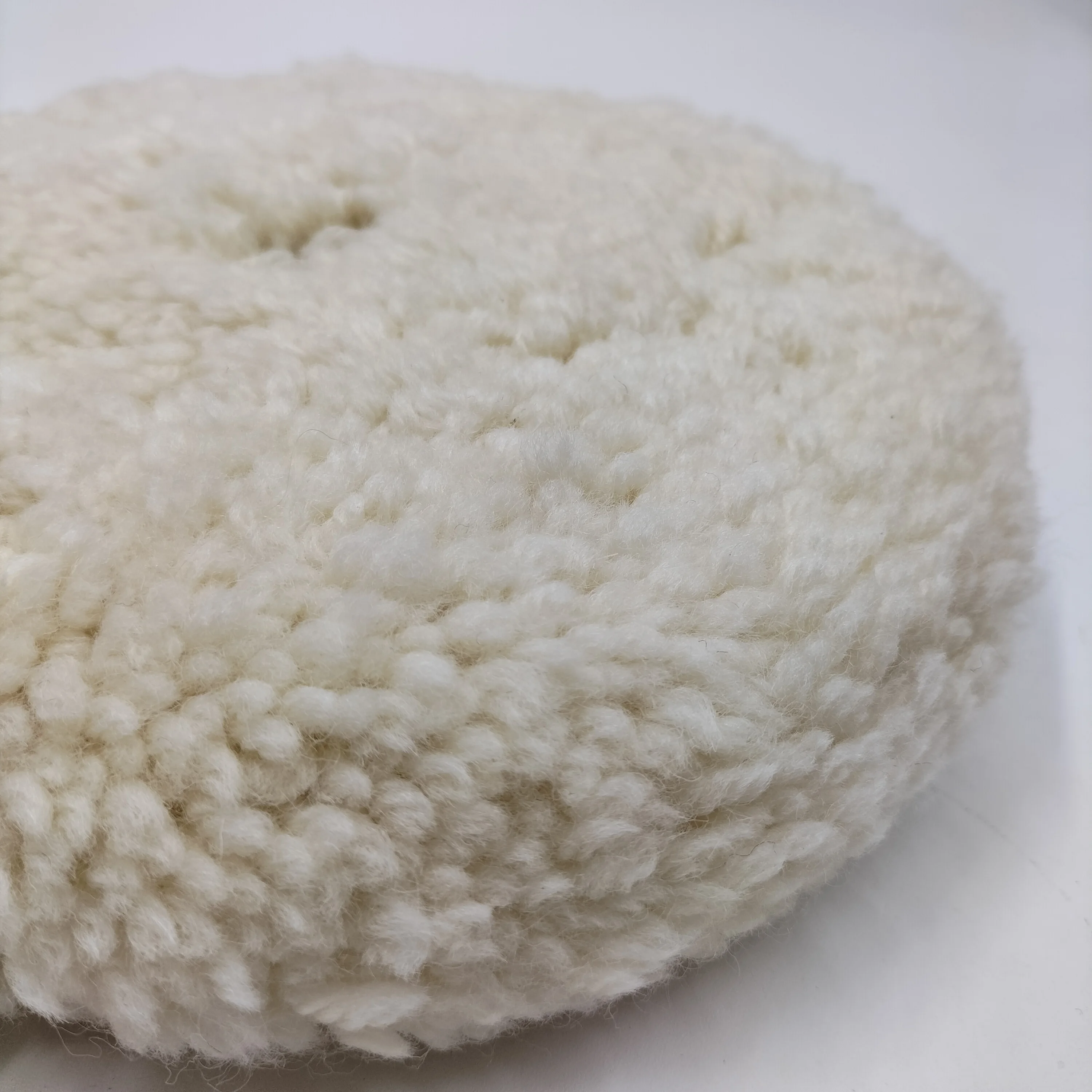 100% wool double sides Vehicle Car Wool Buffing Pad Buffer wool polishing pad