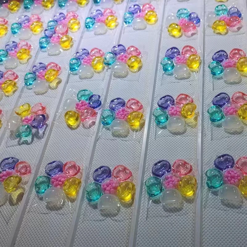 6 in 1 laundry capsule, fruit fragrance type, lasting fragrance, including fragrance enhancement beads, 10g