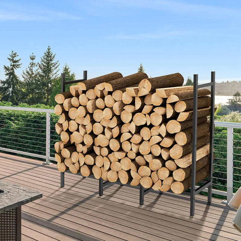 High Quality Log Rack Made of Steel Firewood Rack Firewood Holder Wood Holder for Indoor and Outdoor Use