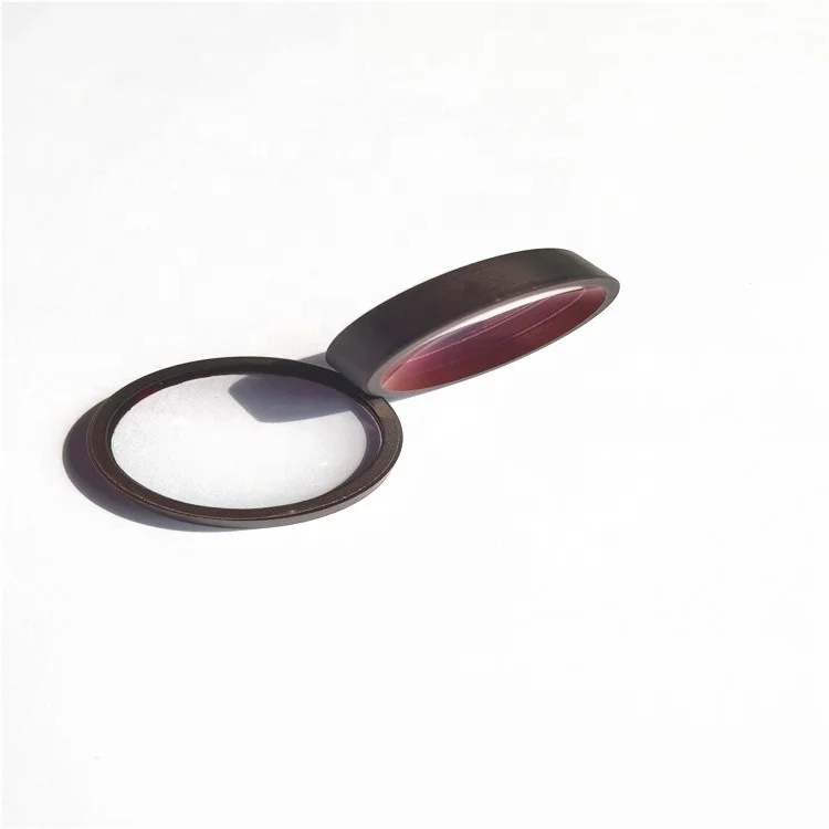 16mm diameter 60/40 40/20 Black edge optical H-K9L glass AR coated plano concave lens