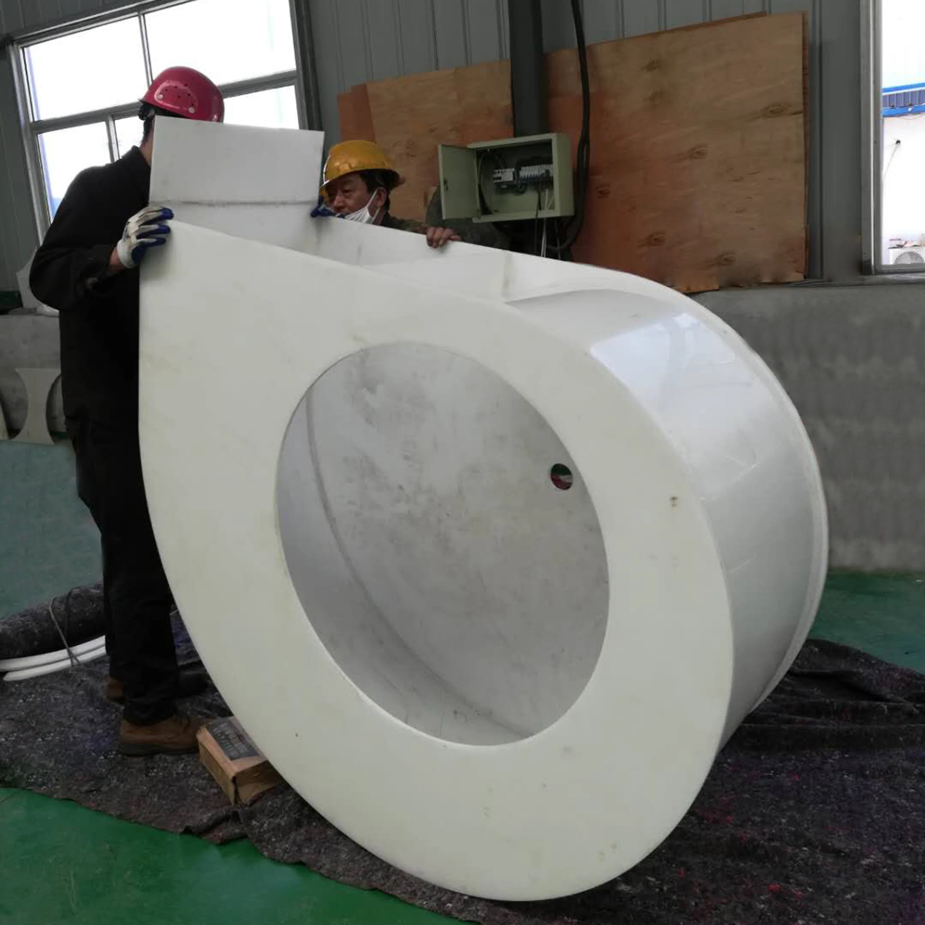 Полипропиленовый Коррозионностойкий центробежный вентилятор, PP кислотный и щелочестойкий центробежный вентилятор, лабораторный пластиковый вентилятор.