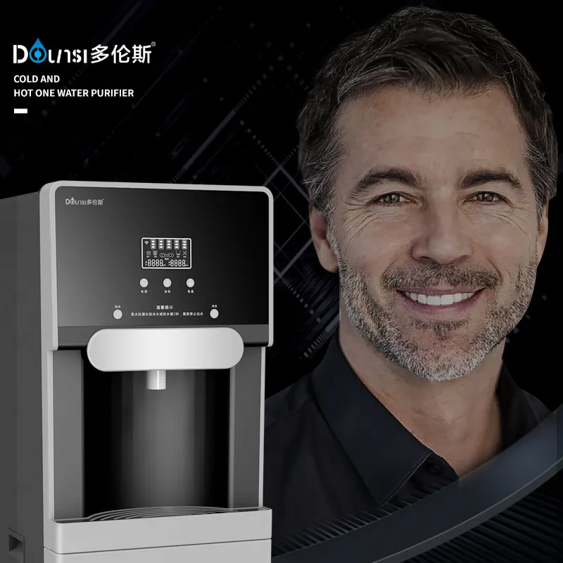 Freestanding Water Dispenser Touch Control Instant Hot Water Dispenser With Ro Reverse Osmosis Filtration