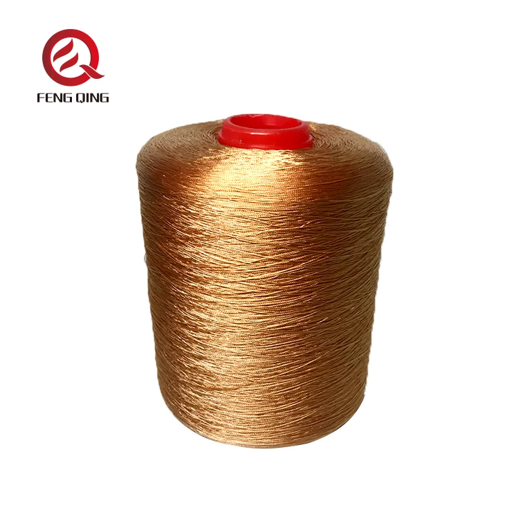 210d/3 Nylon Thread Gold Color High Tenacity for Summer Mat Material with Good Abrasion