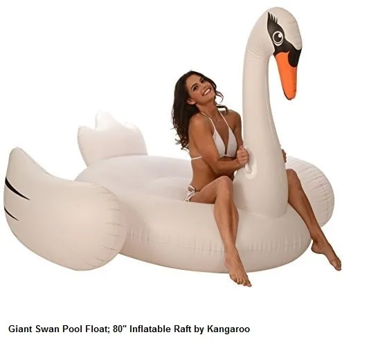 Надувная плавающая кровать для бассейна