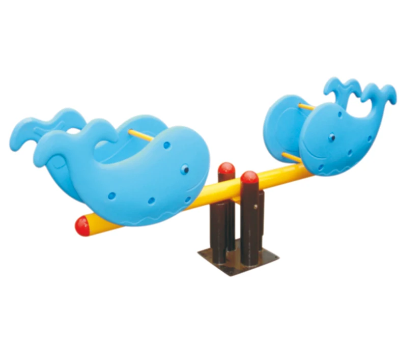 Hot Selling Indoor Toddler Playground Equipment Colorful Cartoon Plastic Outdoor Seesaw for Preschool Park and Garden