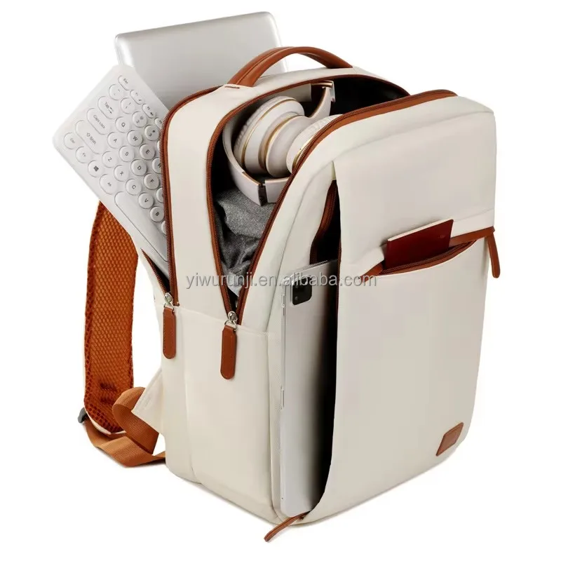 2024 New Large Capacity Customs Travel Bag With Usb Customs Backpack Logo Waterproof Nylon Lining For Students And Business