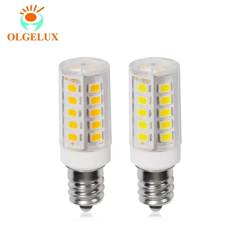 Chinese factory E11 E12 AC120V 60HZ  Led 400lm 2700K-6500k Led corn lamp for city lighting chandelier table lamp mini bulb