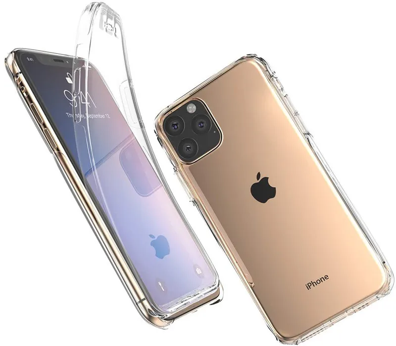 360 Degree Protection Shockproof Transparent Full Cover Cases Soft TPU Phone Case For Iphone 12 Pro Max