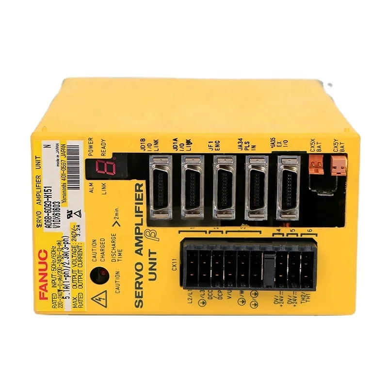Used 12 Months Warranty A06B-6093-H151 Fanuc A06B6093H151 Servo Amplifier Unit