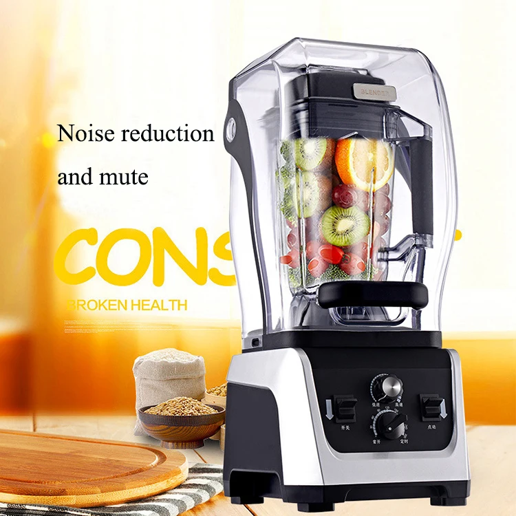 Home Kitchen Appliance 2300W Stainless Steel 6 Blades Double Protection  Smoothie Juicer Shakes Blender