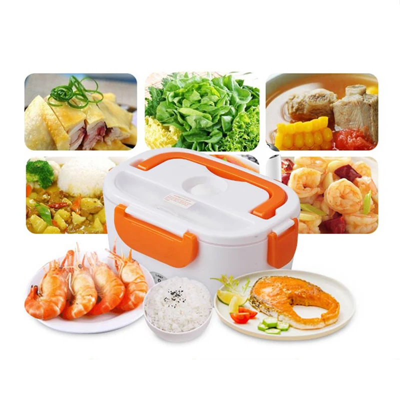110V/220V Home self heating Insulation lunch box portable Food Container Leakproof mini electric lunch box for Children