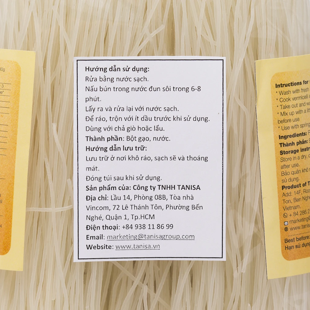 Hot Products Rice Noodles Vermicelle De Riz Vietnam Original Manufacturer ISO HACCP HALAL Certified OEM Custom