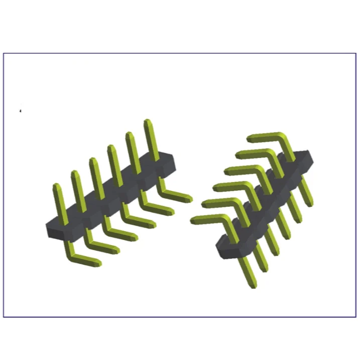 Цена по прейскуранту завода от 1 до 40pin 2 0 мм Шаг один двойной ряд правый угол pcb разъем контактный