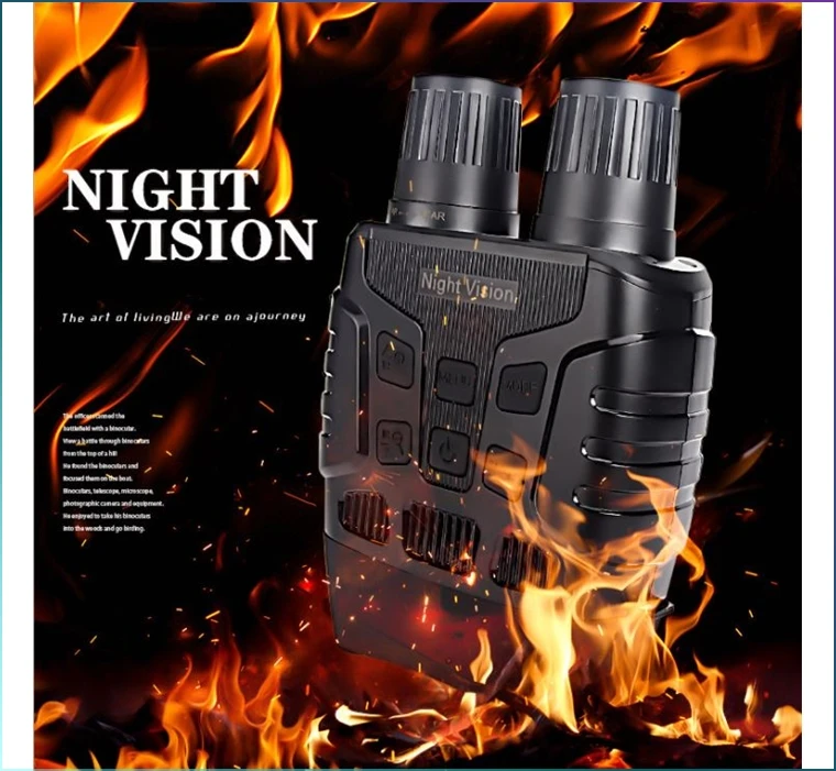 Digital Complete Darkness Infrared Binoculars For Adults - Hunting Night Vision Goggles