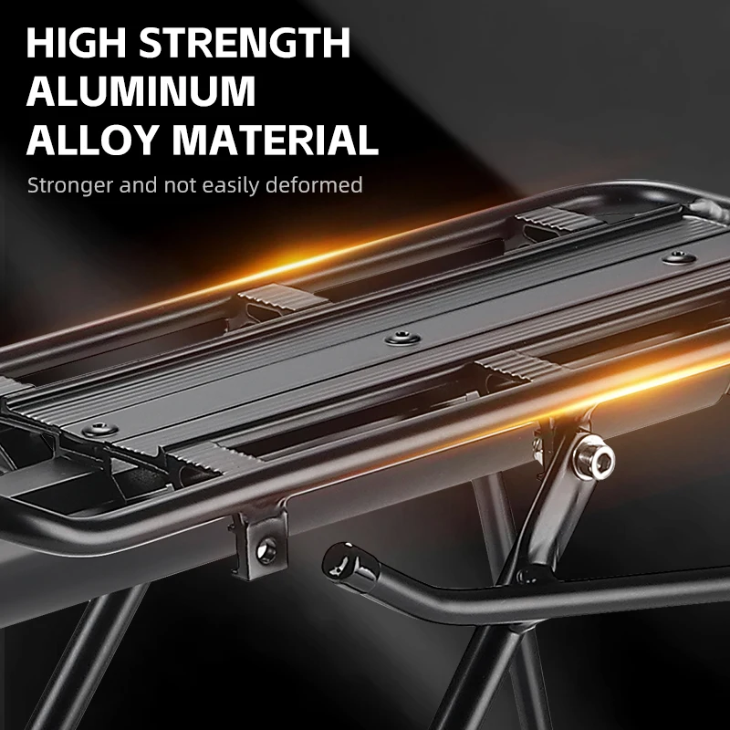 WEST BIKING New 140KG Loading Bearing Bicycle Aluminum Alloy Quick Disassembly Rear Rack Carrier Bike Accessories