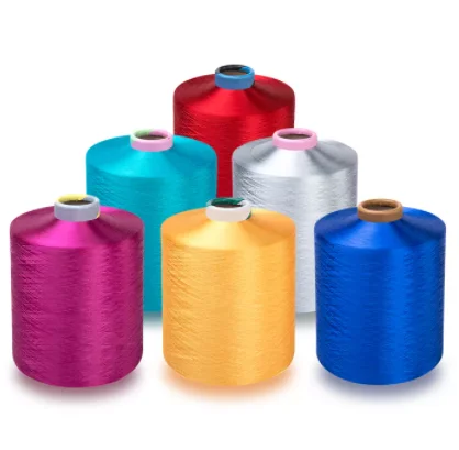 Hollow cross section fdy dty polyester filaments yarn