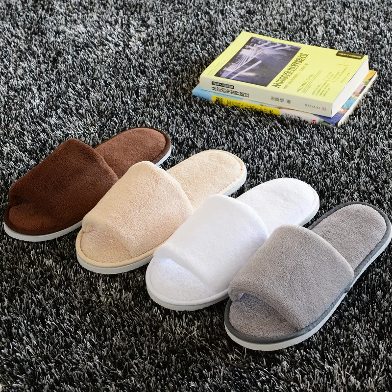 High Quality Hotel Slipper Manufacturer White Disposable Hotel Slippers