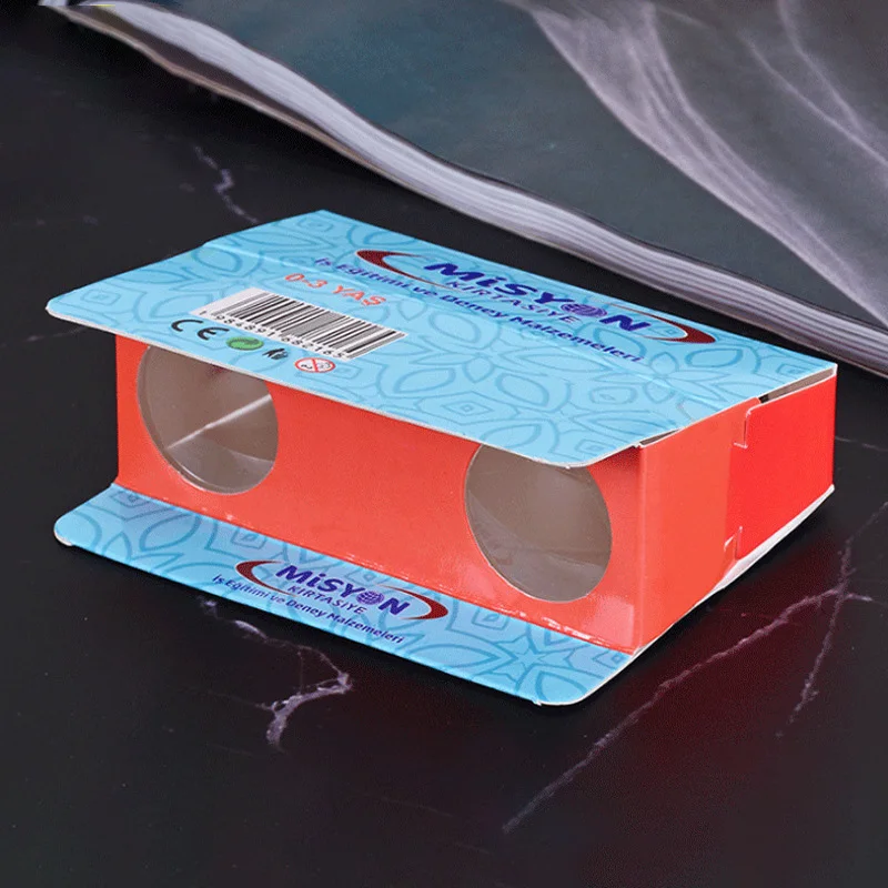 Best wholesale children educational customized toy origami fashion telescope kids binoculars