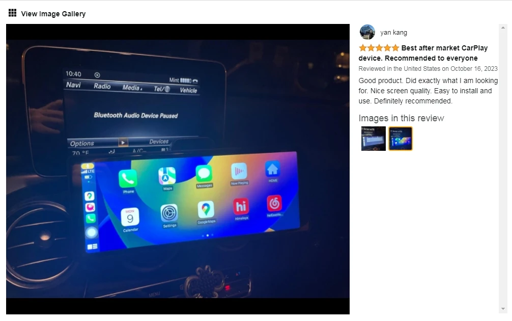 SUNWAYI Custom Android Auto Carplay 10.26 Inch Touch Screen Dashcam 4k 1080p Dual Lens Dash Cam GPS Carplay