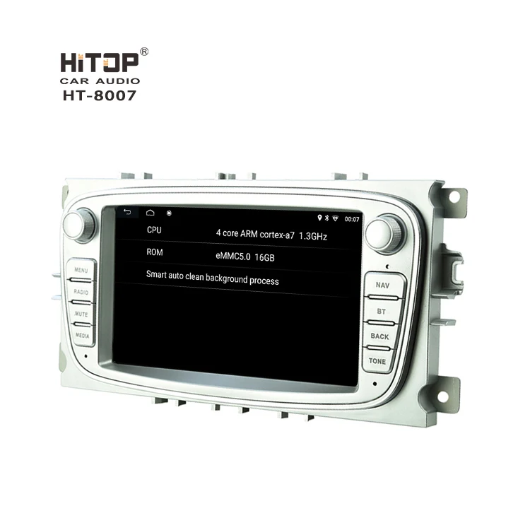  Новый дизайн 7 дюймов Android USB WIFI BT стерео аудио радио Автомобильный видео DVD плеер для Ford