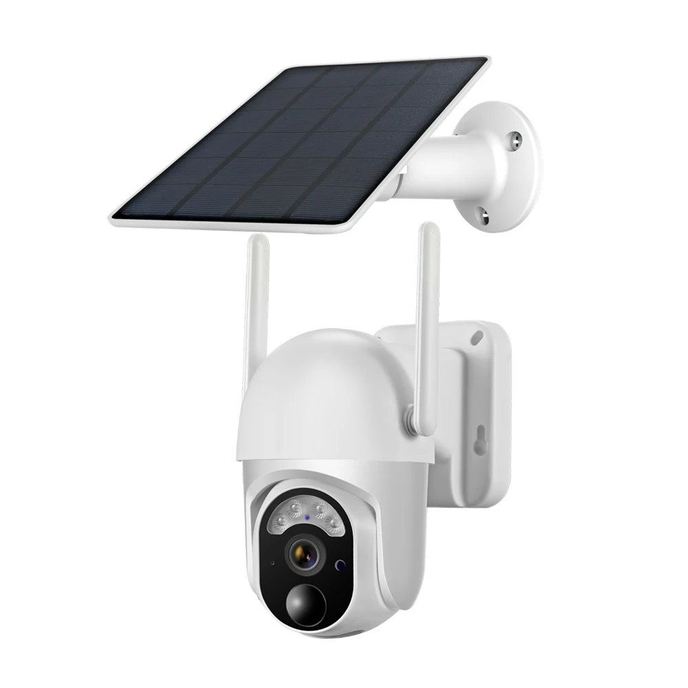 Ubox 3MP 4MP Intelligent Ptz Battery Low Powered Security Wifi 4G Lte Video Surveillance Solar Cctv Camera 4g Sim Card
