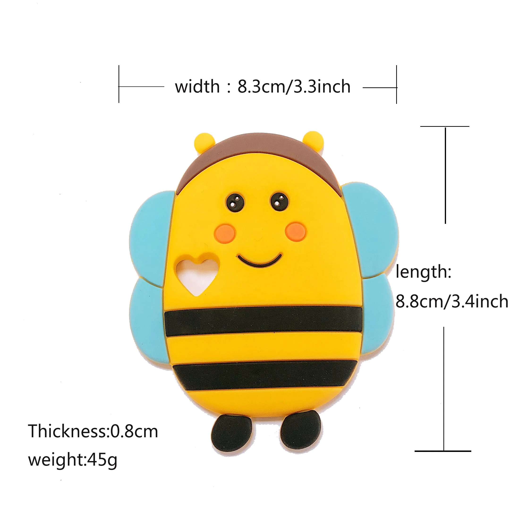 
Original Bee Design Baby Teether Cute Animal Silicone Teether For Baby Teething 
