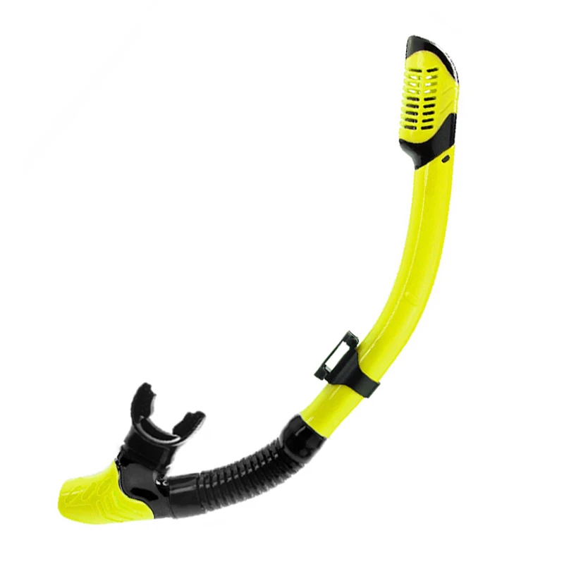Silicone PVC Diving Snorkel Breathing Tube Dry Top Freediving Snorkel For Underwater Sea Snorkeling