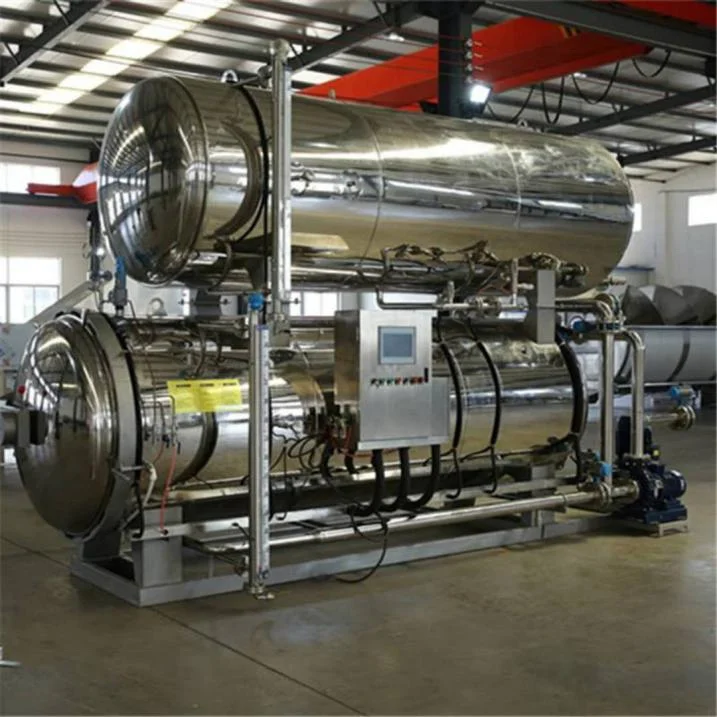 Retort machine glass bottle high temperature high pressure sterilization autoclave machine