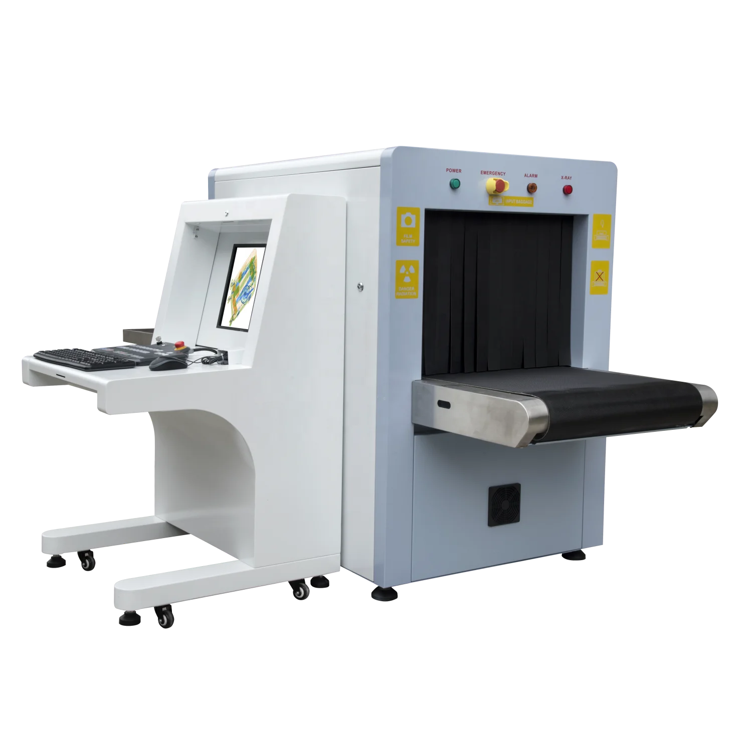 Cost Effective Luggage Scanner Airport Xray Machines 34 Mm Steel Panel with High Stable Performance Acceptable SECU SCAN 170 KGS