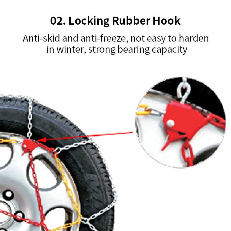 Auto tire travel emergency snow chain KN series snow chain is suitable for muddy snow