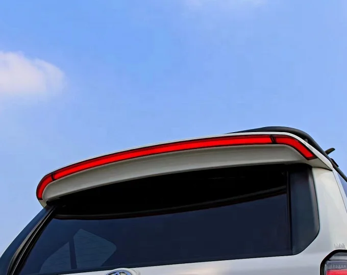 New Design Car Spoiler For 4runner accessories Body kits Led Spoilers With Lamp For Toyota 4runner 2010-2022
