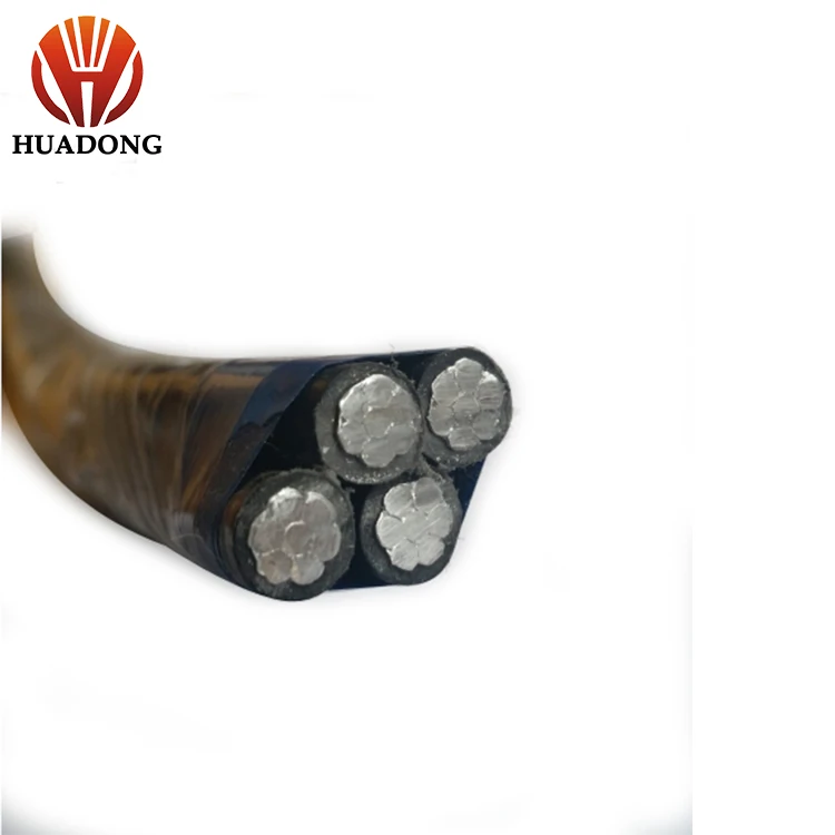 3 + 1 жильный кабель ABC ПЭ изоляцией 100% стандарт алюминиевый проводник