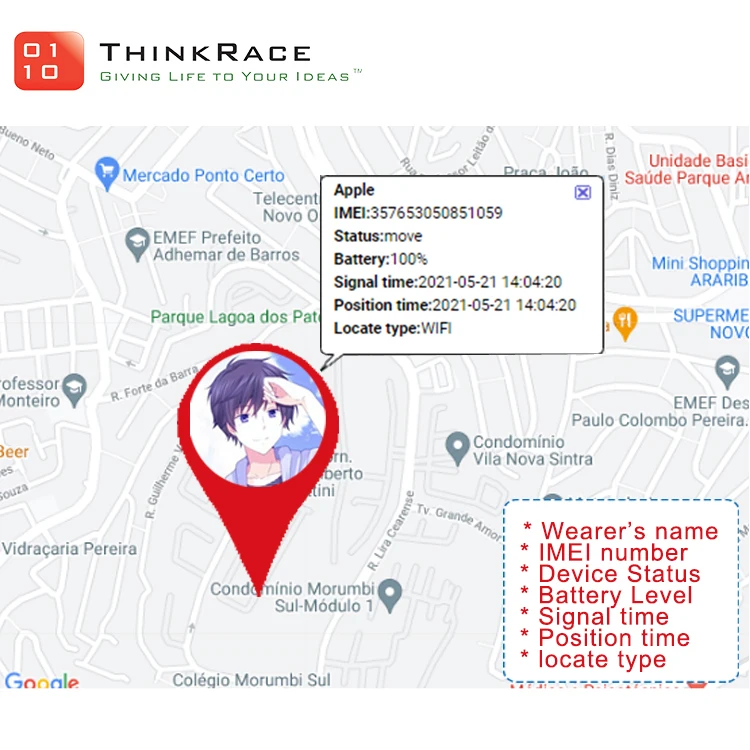 Tracking system and App customization Industry design Tracking Wrist Global GPS 4G ankle tracker for prisoner offender