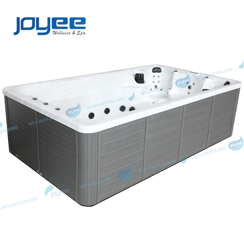 JOYEE 3 seats spa swim pool luxury control system high quality garden water massage balboa power pump outdoor hottub