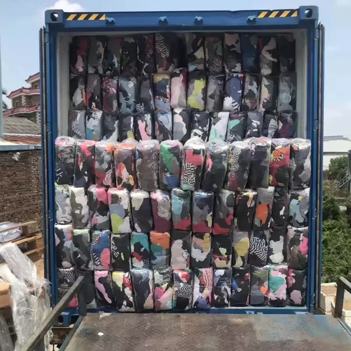 Scrap Fabric Mixed Color 100% Cotton Cutting Waste T Shirt Rags Workshop Cleaning Wiping Rags Wash Rag