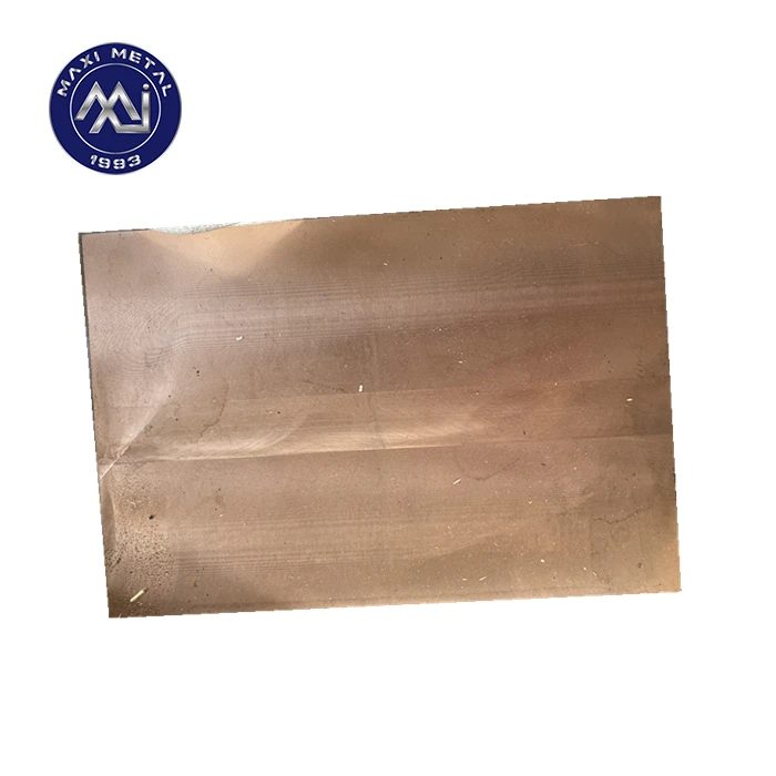C17200 C17500 C5191 Copper Beryllium Bronze Plate Price Per Kg